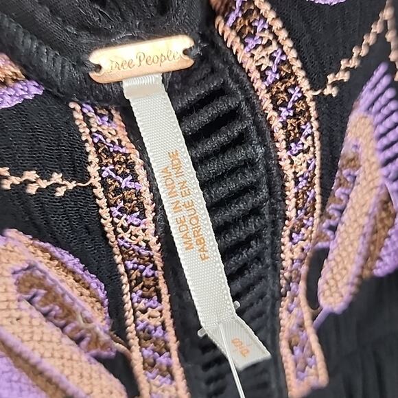 NWT Free People Rhiannon Babydoll Embroidered Dress - Picture 4 of 7